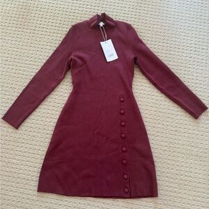 Sezane Harleen Dress Rosewood - Size L